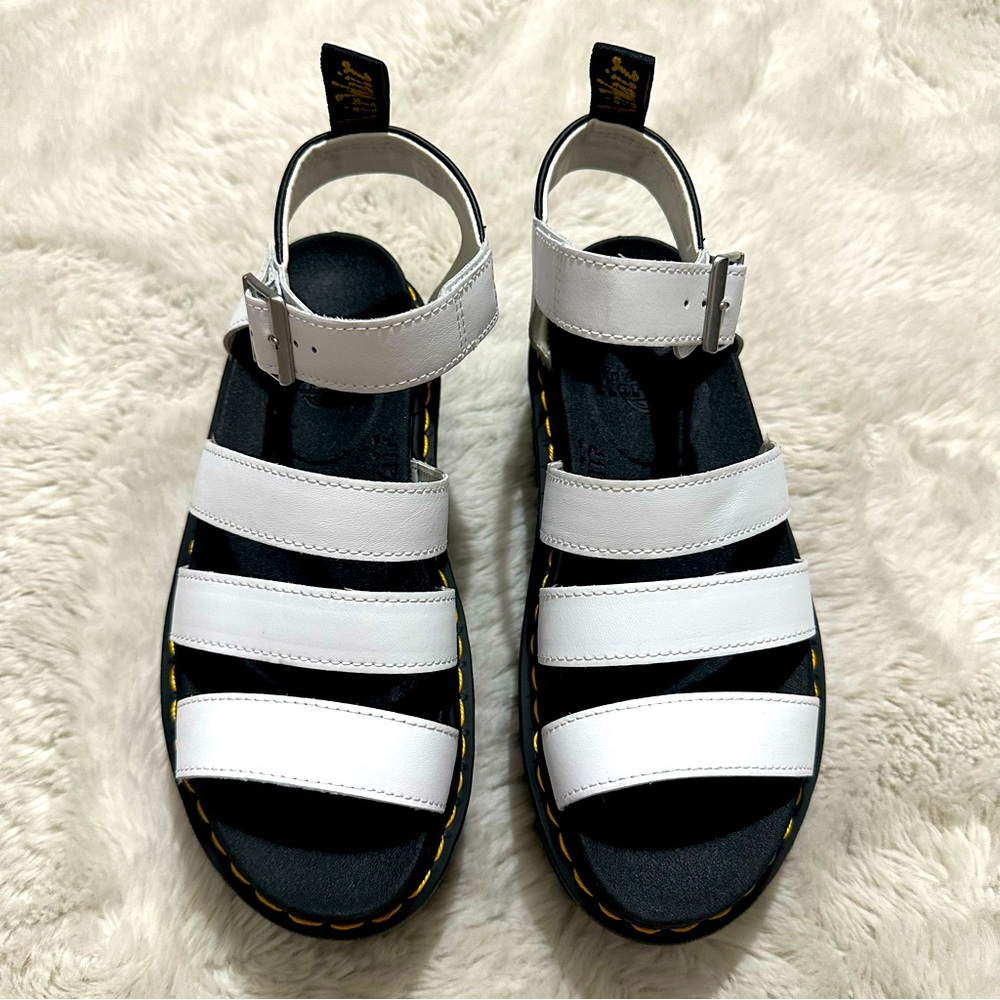 Doc Martens Blaire Quad White Platform Sandal Size 8 NEW W/O TAGS